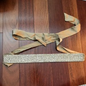 J. Crew rhinestone wedding dress belt